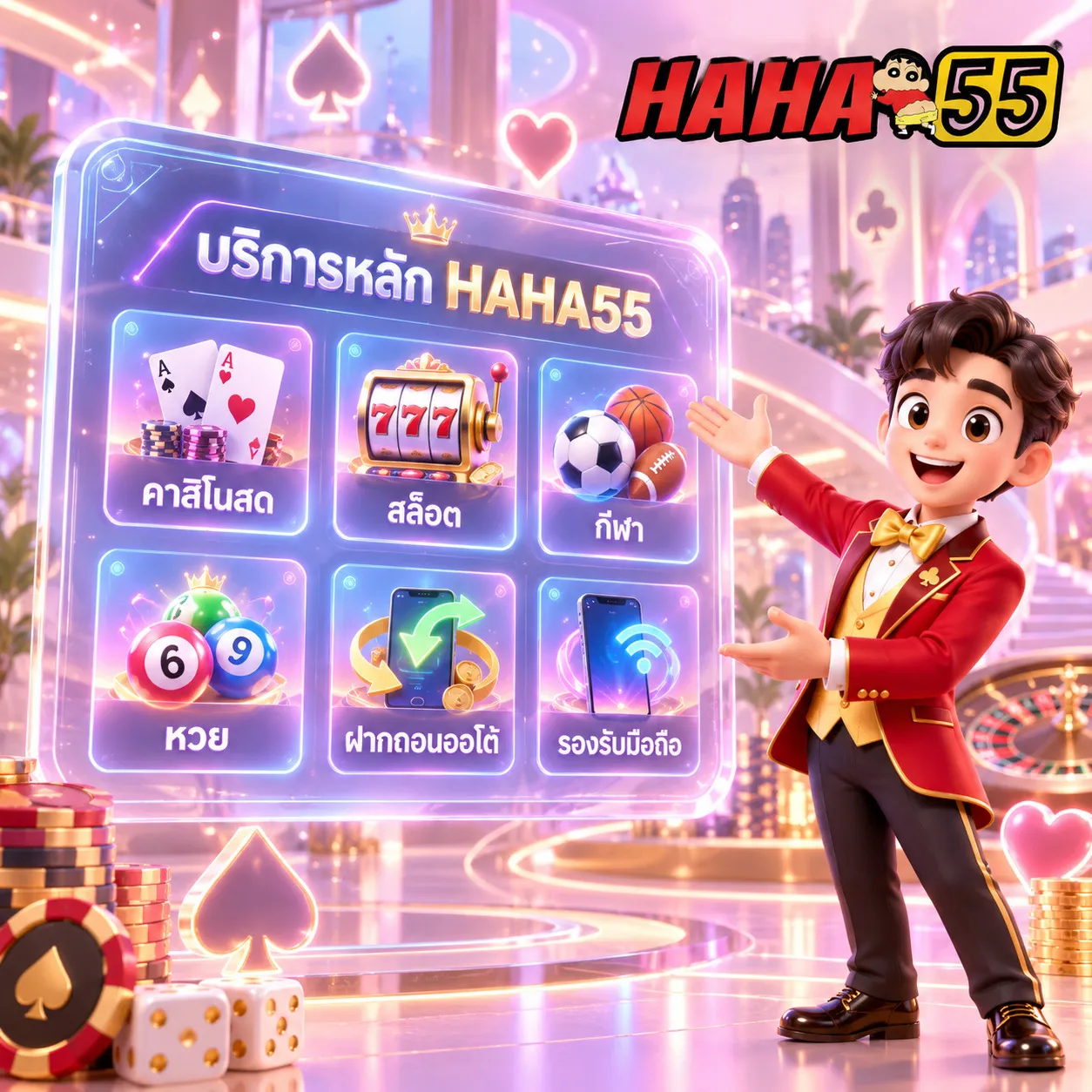 หมวดสล็อตและคาสิโนออนไลน์ haha55